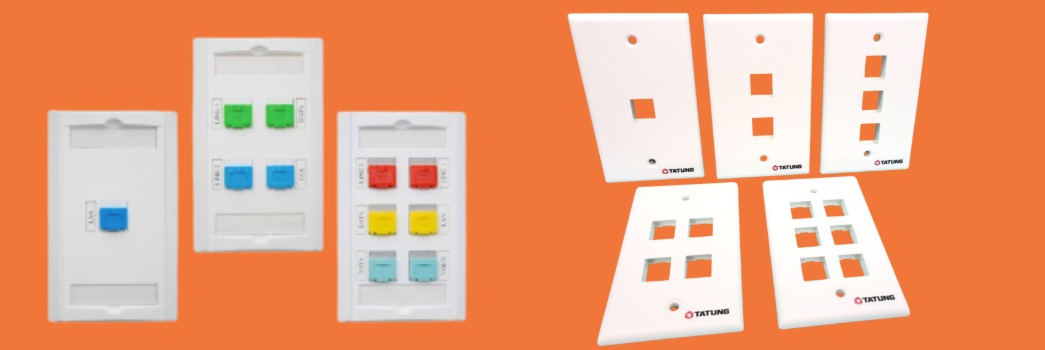 Faceplates y Placas de Red LAN