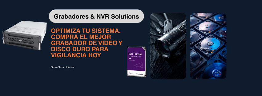 Grabadores, NVR, Discos duros