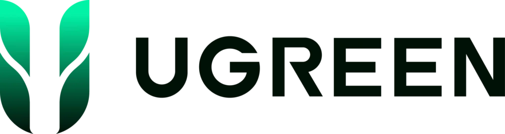 Logo de UGREEN: Accesorios de conectividad, adaptadores USB-C y soluciones de carga inteligente.