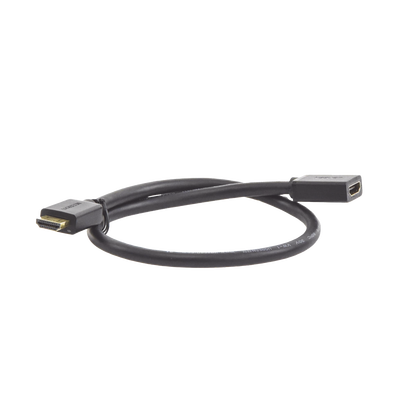 Cable extensor HDMI de 0.5M / 4K@60Hz / 3D / HDR / Macho a Hembra / Núcleo de cobre estañado / Transmisión estable.
