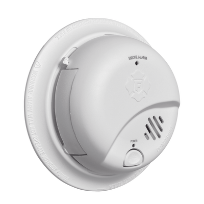 Detector de Humo Autónomo, No Requiere Panel, Con Botón para Silenciar, Sensor por Ionización