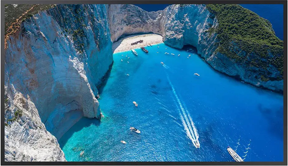 Pantalla Profesional LED de 75", UHD 4K / Brillo 4000 nits / Entradas de Video HDMI/DisplayPort / USO 24/7 / Compatible VESA / Compatible con software MagicInfo