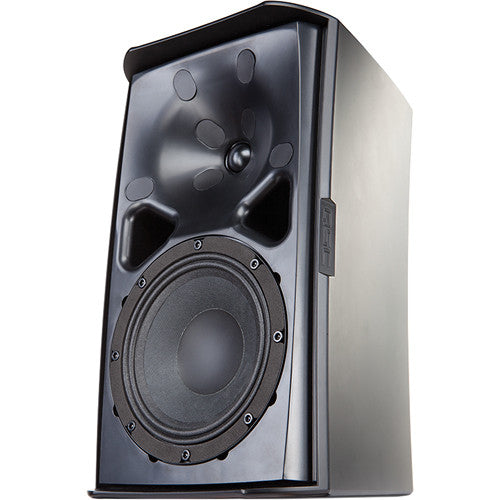 QSC AD-S6T AcousticDesign Series Altavoz de montaje en superficie de 6,5" y 2 vías, 150 W (par, negro)