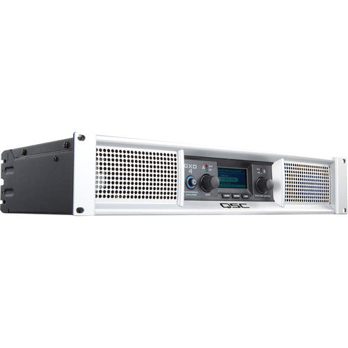 QSC GXD4 Amplificador de Potencia Profesional con Procesamiento DSP (1600W)
