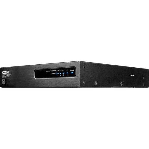 QSC SPA4-100 Amplificador de potencia de 4 canales (100W) Clase D, Operación de 4 y 8 Ohmios + 70/100V