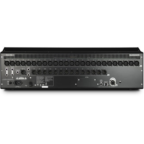 ALLEN & HEATH SQ-6 de 24 Entradas Mono (XLR) expandibles a 48 entradas, 14 Salidas en XLR (asignables), Entradas Estéreo (2 x TRS + 1 Miniplug) Pantalla táctil de 7" Puerto para tarjeta DANTE, WAVES o S-LINK