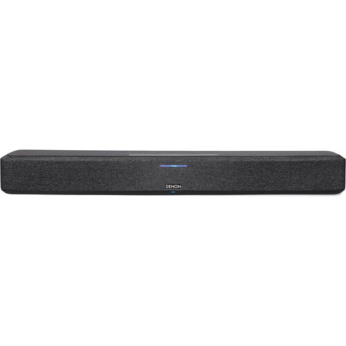 Denon Home Sound Bar 550 es una barra de sonido compacta con audio Dolby Atmos y DTS:X 3D. Incluye HEOS Built-in para multi-sala y streaming Wi-Fi/Bluetooth. Controlable por voz (Alexa) y ampliable con subwoofers y surrounds inalámbricos Denon Home.