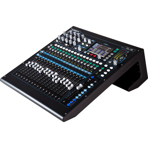 ALLEN & HEATH Qu-16 Mezclador digital compacto de 16 Entradas Mono (TRS + XLR) • 12 Salidas en XLR • 3 Entradas Estéreo (TRS)