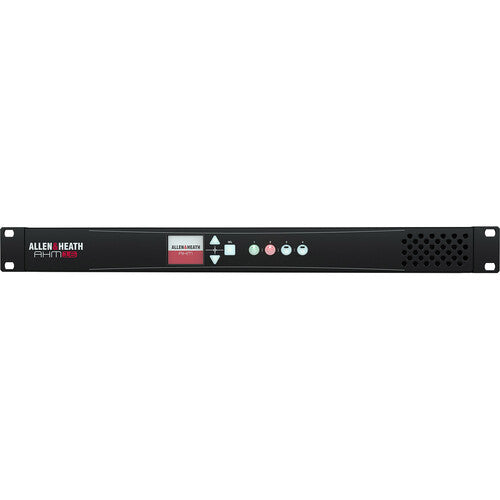 ALLEN & HEATH AHM-16 Procesador de matricial de audio 16x16 con 8 Entradas / 8 Salidas analógicas locales, Puerto de E/S para expansión (hasta 128x128), apliicaciones de Distribución de audio, megafonía y conferencias