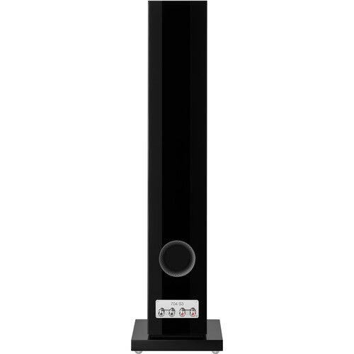 B&W 704 S3 El altavoz más delgado de B&W y es ideal para salas grandes y cines en casa. Potencia de amplificador recomendada 30 a 150 W de potencia en 8 Ω, Tweeter de carbono desacoplado, 2 woofers de perfil aerodinámico de 5"