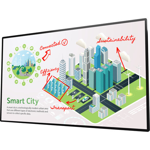 SHARP AQUOS BOARD 4W-B65FT5U Monitor de 65” 4k uso profesional operación 12/7 Panel touch Capacidad multitouch 20 toques simultaneos, Incluye plumas interactivas, funcion screen mirror,  reproductor de medios integrado via USB, 3 años de garantia