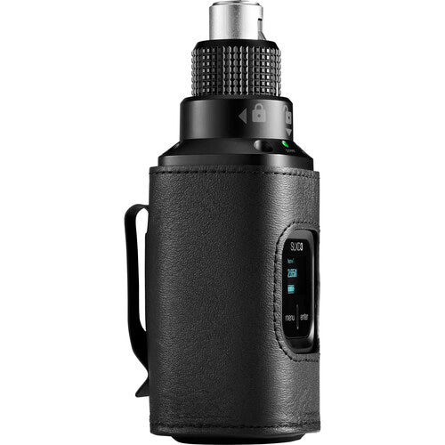 SHURE SLXD3 Transmisor digital XLR enchufable, Para micrófonos de mano y de cañón XLR, compatible con los receptores SLXD4, SLXD4D y SLXD5. Compacto y ligero,