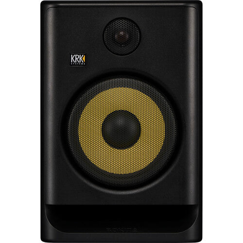 KRK ROKIT 8 G5 Monitor de estudio activo bidireccional de 8" Clase-D, potencia 203 W, Entradas combinadas TRS / XLR balanceadas, Color Negro, 1 pieza