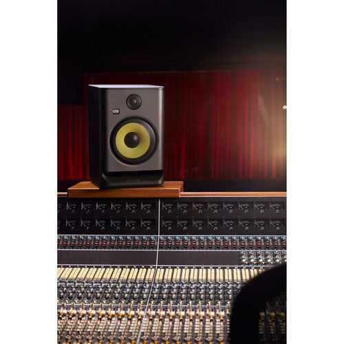 KRK ROKIT 8 G5 Monitor de estudio activo bidireccional de 8" Clase-D, potencia 203 W, Entradas combinadas TRS / XLR balanceadas, Color Negro, 1 pieza