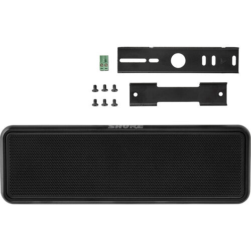 SHURE MXP-3B Altavoz pasivo Microflex de montaje en pared (negro, individual)