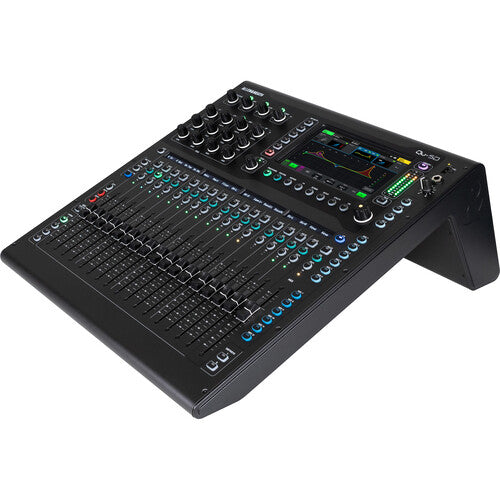 ALLEN & HEATH Qu-5D Mezclador digital de 36 canales y 12 buses con 16+1 faders motorizados, Interfaz Dante de 16x16, Pantalla táctil capacitiva de 7"  Interfaz de audio USB 32x32, Salida AES, 12 salidas XLR