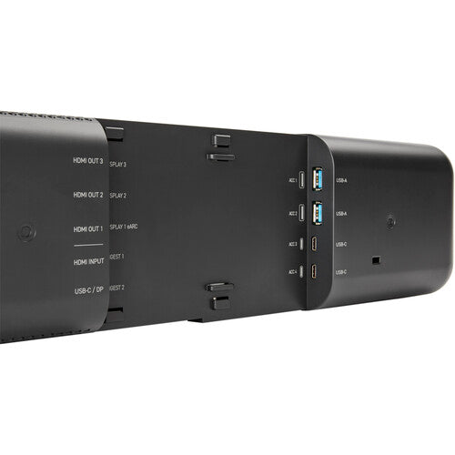 Shure IntelliMix Bar Pro Kit IMXBPK: Barra de Videoconferencia 4K Todo en Uno con IA | Audio Premium Microflex, Cámara con Auto-framing y Seguimiento de Orador | Certificado Microsoft Teams y Zoom | Integración PoE+ y Dante para Salas de Juntas