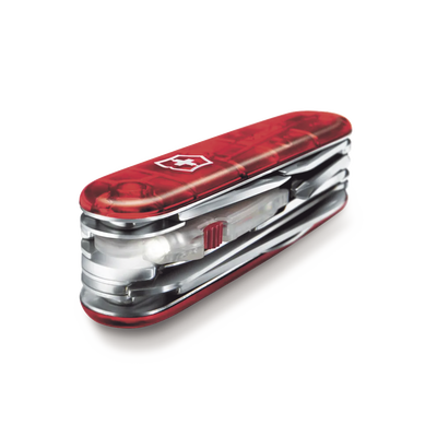 Navaja Victorinox de Bolsillo Mediana Huntsman Lite de 21 Funciones con Luz LED