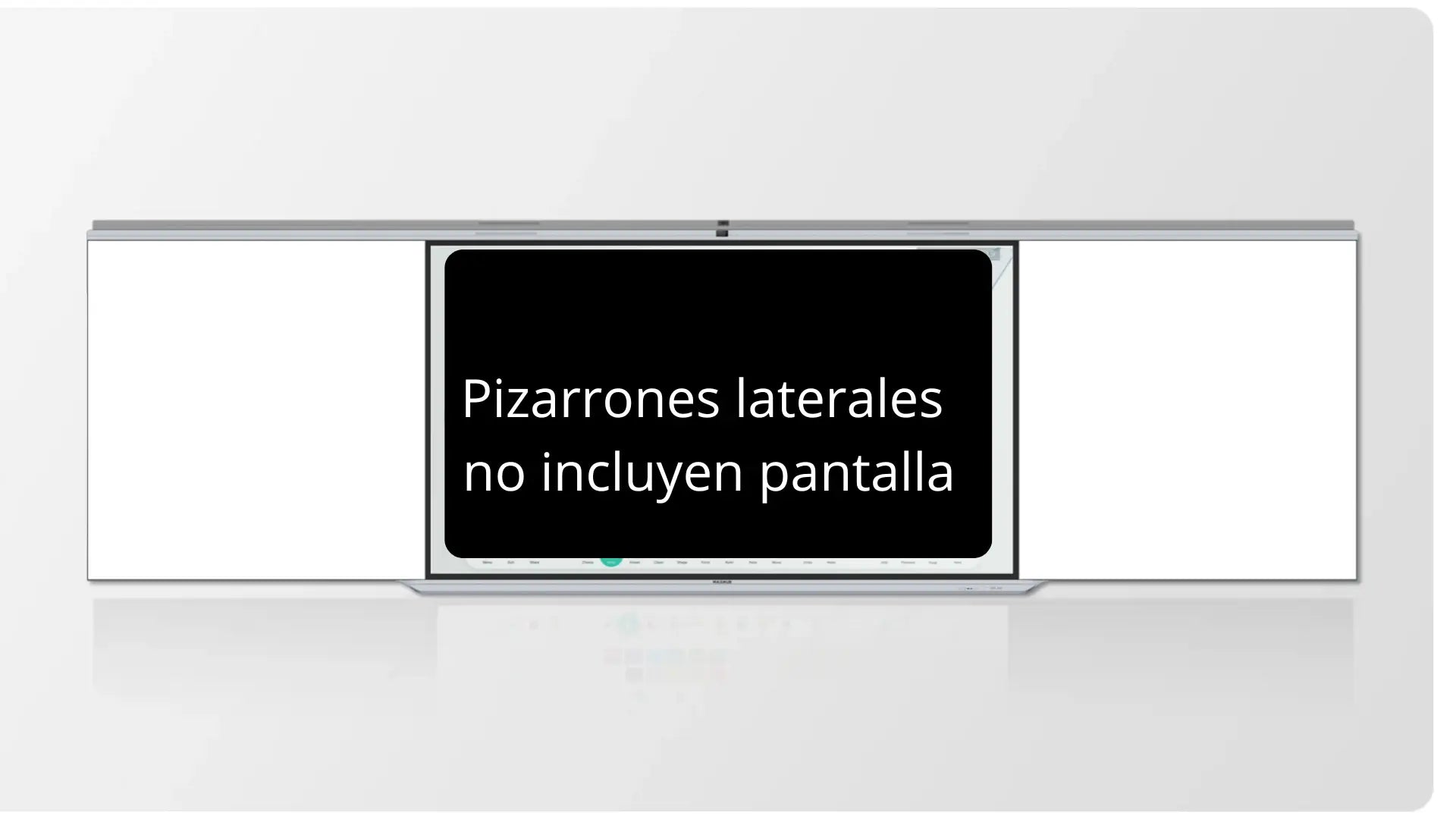 MAXHUB Pizarrones Laterales (Black B86AB / White B86AW) para Pantalla Interactiva Serie Educativa B8620