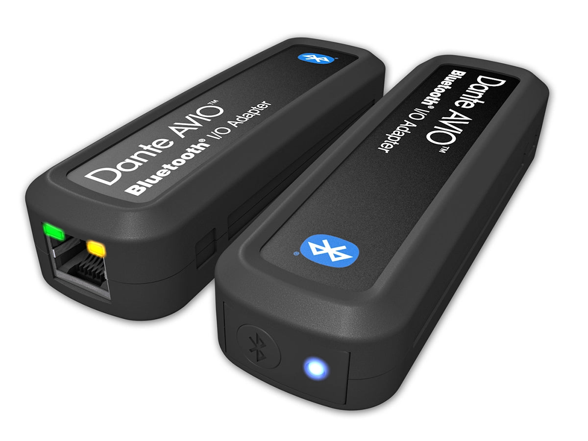 DANTE AVIO ADP-BT-AU-2X1 Adaptador para red de audio Dante, una la señal Bluetooth a red Dante, Compatible con Mac/Windows y iOS/Android