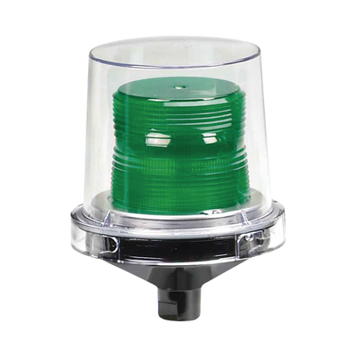 Luz de advertencia LED para ubicaciones peligrosas Electraray®, UL y cUL para Clase I, División 2, Grupos A, B, C y D; Clase II División 2, Grupos F y G; Clase III, 24 VCD, Color Verde