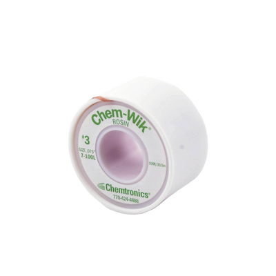 Rollo de Desoldar Chemtronics, 100 ft, 30 mts, 0.075 inches.