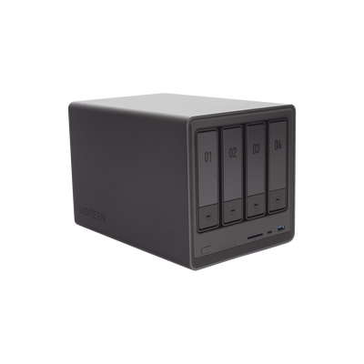 NASync DXP4800 | SO UGOS Pro | Intel N100 12th Gen Intel® Quad Core™ | 4-Bahias (SATA) hasta 96TB | 2* M.2 SSD hasta 16TB| 8GB DDR5 (Exp. a 16GB) | 2.5Gb Dual Ethernet | HDMI 4K | 2* USB2.0 | 1*USB 3.2Gen | 1* USB 3.2Gen2 | 1*USB-C 3.2Gen2 | SD