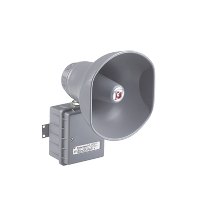 Altavoz amplificado SelecTone® de 15 W, para ubicaciones peligrosas Aprobado por CSFM y listado UL y cUL , 120 Vca, gris