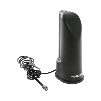 Antena de escritorio tipo cilindro color negra. Cubre las bandas de frecuencia celular. Especial para amplificadores y dispositivos celulares 4G y 3G. Con 1.52 m de cable RG-174 y con conector SMA macho.