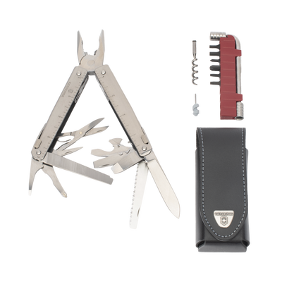 Navaja Victorinox Multiherramienta SwissTool X Plus con 37 Funciones. Incluye Funda de Piel