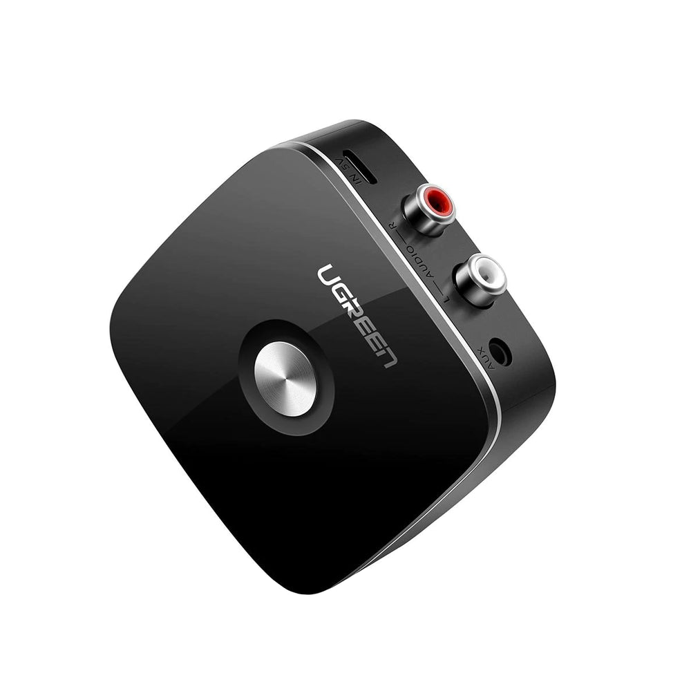 Receptor de Audio Bluetooth 5.0 a RCA o Auxiliar 3.5mm Tecnología EDR, Reconexión Automática, Hasta 10 m. Ideal para Conectar Celulares, o Tabletas hacia alguna Bocina o Sistema de Audio