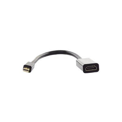 Convertidor Mini Display Port a HDMI / 4K@30Hz / Thunderbolt / Blindaje interno múltiple / Carcasa ABS / Longitud de 25 cm