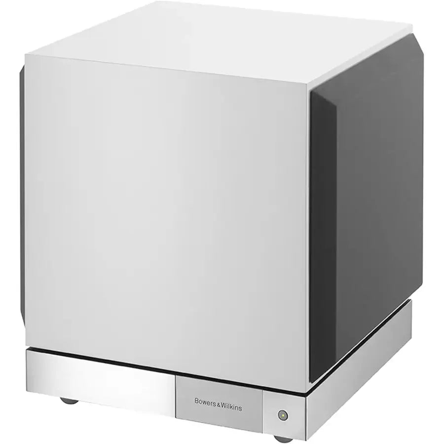 B&W DB3D Subwoofer ofrece graves increíblemente potentes y controlados gracias a sus dos controladores Aerofoil™ de 8 pulgadas, su amplificador y su procesamiento de señal digital. Blanco Satinado