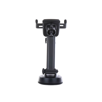 Soporte de Celular para Automóvil con Ventosa / Diseño de Sujecion en Triangulo / Ajustable 270° / Rotable / Estirable / Amplia Compatibilidad con dispositivos de 4'' a 7'' / Color Negro