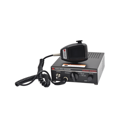 Sirena PA-300 con micrófono desmontable de 100W