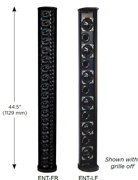 BIAMP ENT-LF Altavoz de columna ENTASYS de arreglo lineal Serie E ENT ,Altavoz de columna ENTASYS, de baja frecuencia, color negro. 1 PIEZA