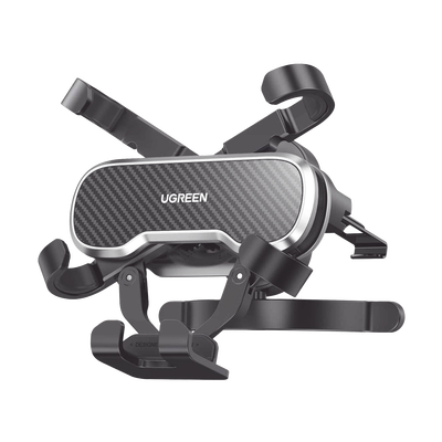 Soporte de Automóvil para Rendija de Ventilación | Tecnología Gravity | Rotación de 360° | Suspensión por Gancho | Pinzas de Goma | Compatible con Rejilla de Ventilación Horizontal y Vertical.