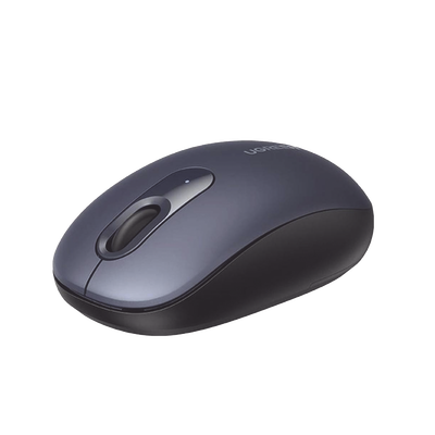 Mouse Inalámbrico 2.4G 800/1200/1600/2400 DPI | Función de 3 botones | Alcance 10m | Silencioso | Ergonómico | Anti-caída y Anti-interferencias | Batería Alcalina AA incluida | Midnight Blue.