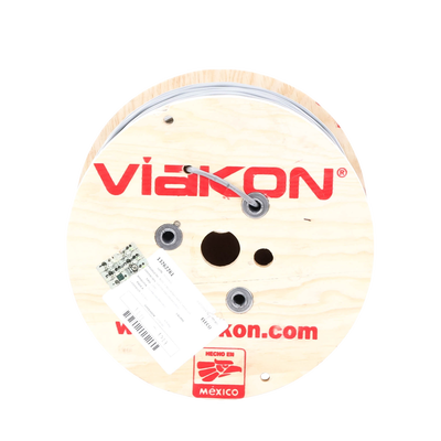 Cable 2 x 18 AWG / Blindado / 305 Metros / Riser / UL / Color Gris / Hecho en México