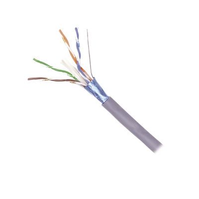 Bobina de Cable Blindado F/UTP de 4 Pares, Z-MAX, Cat6A, Soporte de Aplicaciones 10GBase-T, CM, Color Gris, 305m