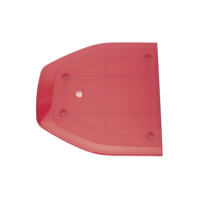 Domo lateral de reemplazo para barra de luces SP216 de la Marca SignalPro, Color Rojo