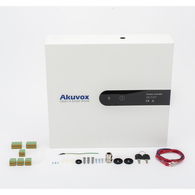 Controlador de Acceso para 4 puertas / Administrable 100 % en la Nube / Compatible con Teclado Wiegand de Terceros / PIN para visitas desde la APP / Capacidad de batería de respaldo / Función de Anti-Passback / 50,000 Tarjetas