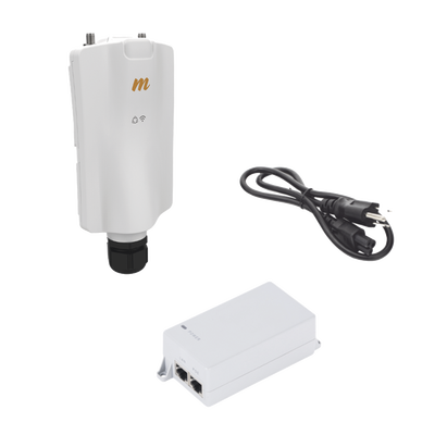 Kit de radio A5x, 700 Mbps, hasta 64 usuarios concurrentes, Monitoreo a travez de la nube, incluye POE24V y cable de alimentación PCC53
