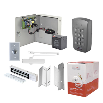 Sistema Completo de Control de Acceso con Teclado. <b>Incluye bobina de cable Gratis</b>