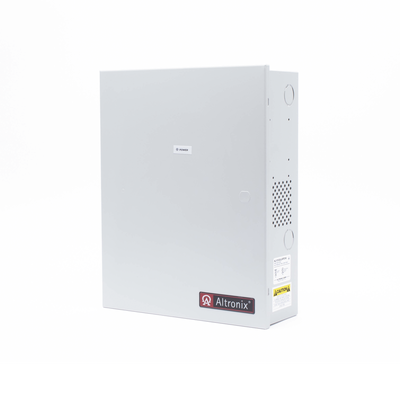 12 Vcc @ 10 A / Fuente tipo control / 16 salidas / capacidad de baterías de respaldo / Requiere batería.