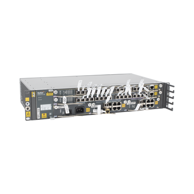 OLT Carrier Class Modular GPON, 2 Ranuras, Incluye 2 Tarjetas de Servicio de 16 puertos GPON, (32 Modulos GPON C+ Incluidos) 1 Fuente de CA, 2 UR, Incluye Instalación de software UNM2000, (Interoperabilidad con ONU´s de Terceros sin Costo)