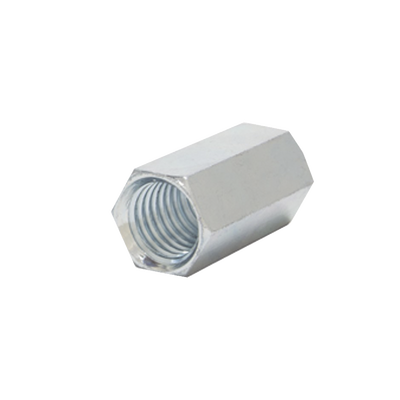 Cople hexagonal roscado cuerda maquina galvanizado de 12.7 mm (1/2").