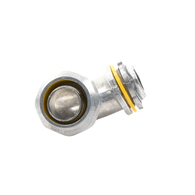 Conector Curvo para tubo tipo Liquidtight de 3/4" (19 mm). Compatible con ANC-COT34.