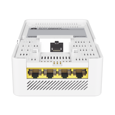 Punto de Acceso eKit Wi-Fi 6 para Pared / Hasta 128 Clientes / 2.9 Gbps / 1 Puerto Gigabit PoE in + 3 Puertos LAN Gigabit + 1 Puerto LAN PoE out / Smart Antenna 20% más cobertura / Libre de Licenciamiento