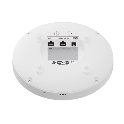 Punto de Aceso eKit Wi-Fi 6 de Alta Densidad / Hasta 1,536 Clientes / 6.5 Gbps / MU-MIMO / Triple Radio / 1 RJ45 2.5 Gbps + 1 RJ45 1 Gbps / Puerto USB / BLE / Antenna 20% más cobertura / Libre de licenciamiento